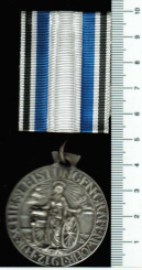 Deutschland/Bayern: Königlich-bay. 2. Fussartillerieregiment für Schiessleistungen Grafenwöhr 1912, Bronze/versilbert im Originaletui mit Band 