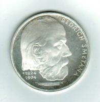 CSSR/Tschech. Soz. Republik: 100 Korun, 1974, Friedrich Smetana, Silber 