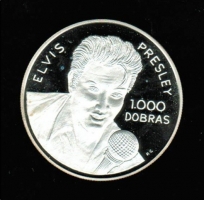 1.000 Dobras 1993, Elvis Aron Presley, Silber 