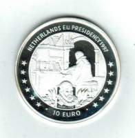Sweelinck, Jan Pieterszoon, 10 Euro, 1997, Silber 