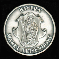 Deutschland/Bayern: Hl. Andreas (Apostel) / Markt Teisendorf, Silbermedaille 