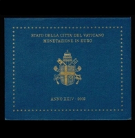 Vatikan/Vatican, Kursmünzensatz 2002, in Original-Verpackung / 1. Ausgabe in EURO  