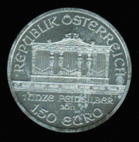 1,5 Euro, Wiener Philharmoniker, Orgel + Instrumente, Nur solange vorrätig, 1 Unze / 999 Feinsilber 