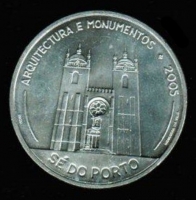 10 Euros 2005, Kathedrale von Porto, Silber 