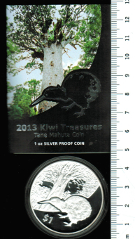 TOP-Angebote: Australien, 1 $ 2013 'KIWI', Proof in OVP, iA 