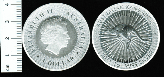 1 $ Australien - Känguru 2016: 1 Unze Feinsilber zum Tagspreis bzw. gg. Gebot 