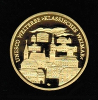 100 Euro 2006, Weimar, in Origianlverpackung, Gold 