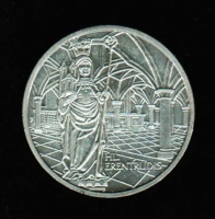 10 Euro 2006, Hl. Erentrudis / Kloster Nonnenberg, Silber 