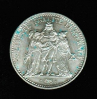 10 Francs 1965 - 1973, 'Herkules', div. Jahrgänge, Silber 