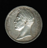 Medaille, Frankreich 1825, auf die Kr?nung von Charles X. K?nig von Frankreich 