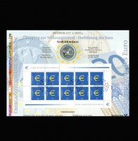 10 Euro, 2002, Einführung des Euro, Numisbrief/Silber 