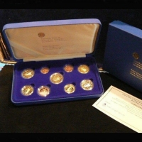 Euro-Kursmünzensatz 2007, incl. 2Euro 'Römische Verträge' - Proof / Polierte Platte, in Originalverpackung + Zertifikat 